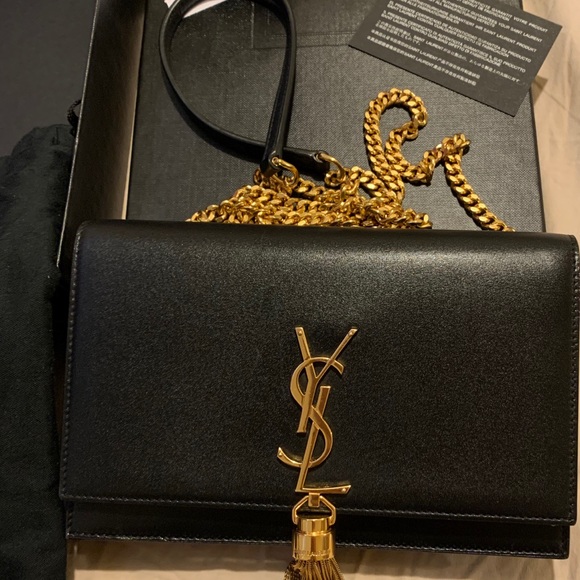 Yves Saint Laurent Handbags - Saint Laurent Kate Tassel Chain Wallet